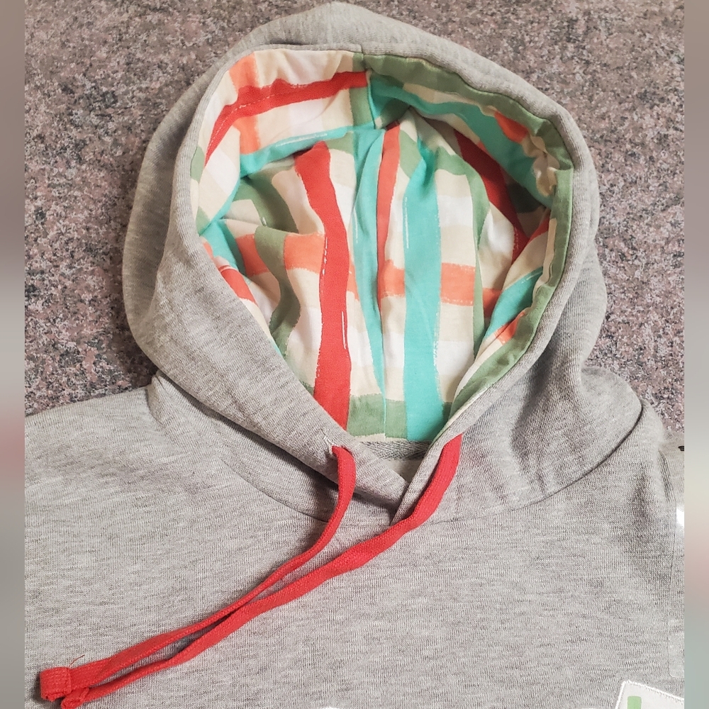 HALLMARK channel gray #1 fan nwt small/ petite womens hooded‎ sweatshirt - Picture 8 of 11